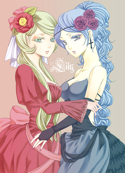 charlotte and rosemary (bemani and 1 more) drawn by mikaiseto