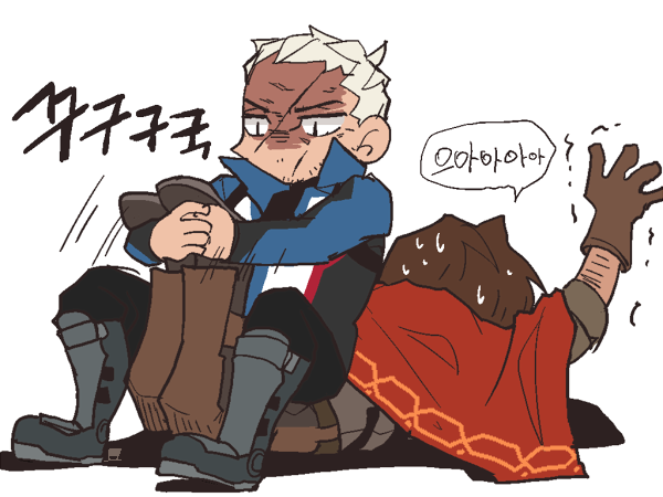 soldier: 76 and cassidy (overwatch and 1 more) drawn by metope