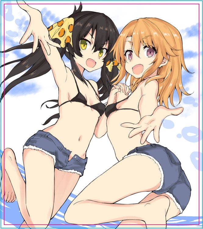 yuuki haru and matoba risa (idolmaster and 1 more) drawn by kazuchi