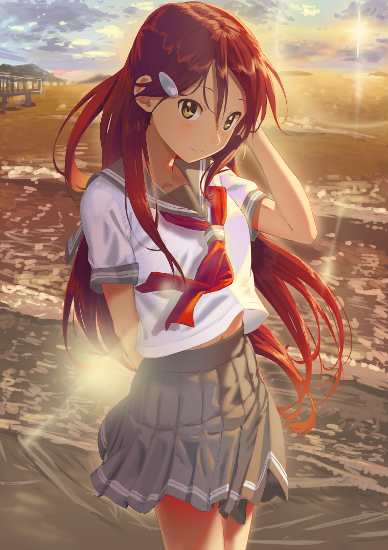 sakurauchi riko (love live! and 1 more) drawn by poligon_(046)
