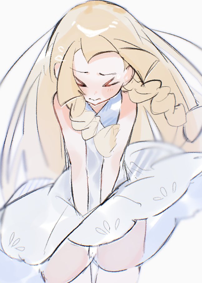 lillie (pokemon and 1 more) drawn by c0smi5