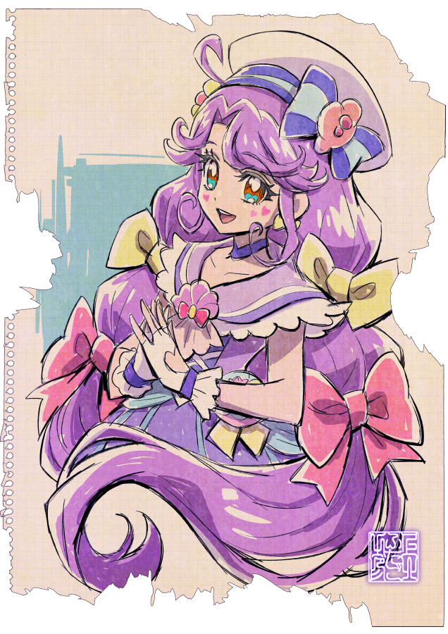 suzumura sango and cure coral (precure and 1 more) drawn by kamikita_futago