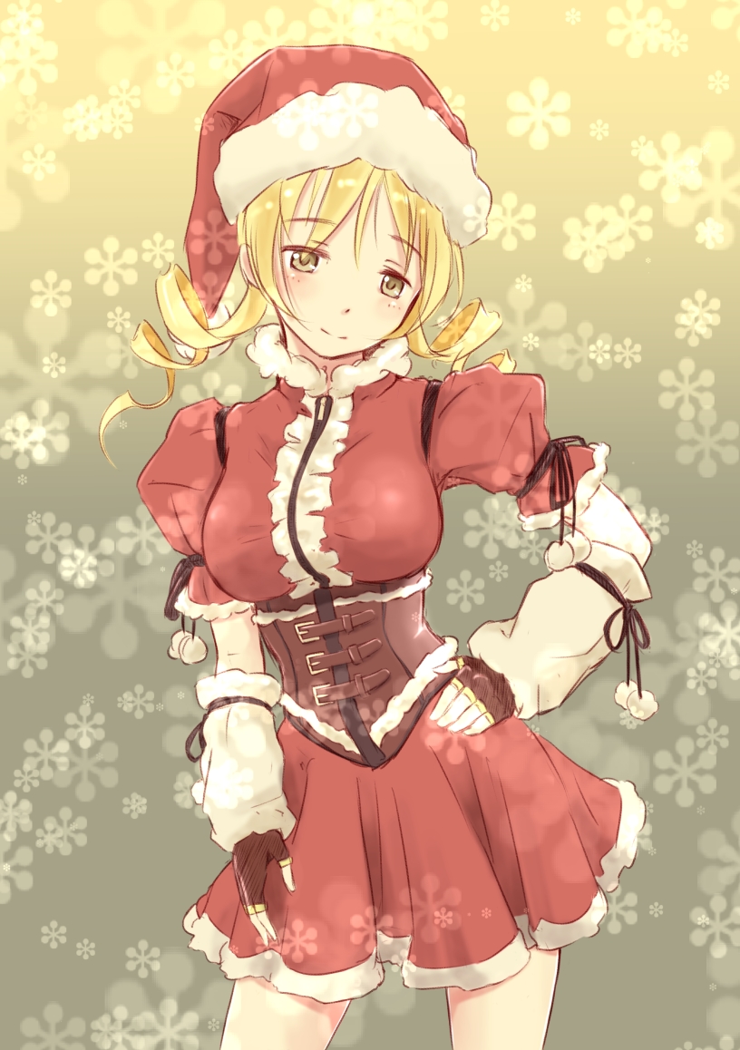 tomoe mami (mahou shoujo madoka magica) drawn by wa_(genryusui)
