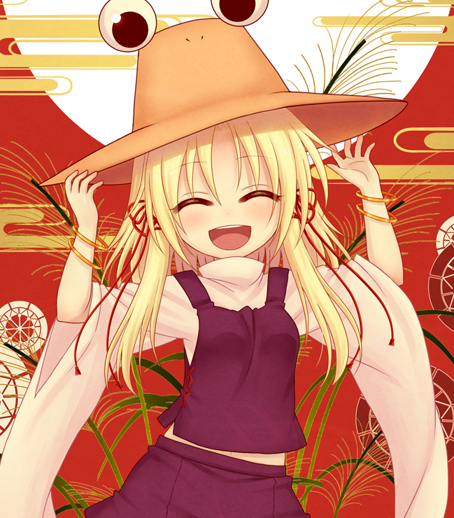 moriya suwako (touhou) drawn by miruki