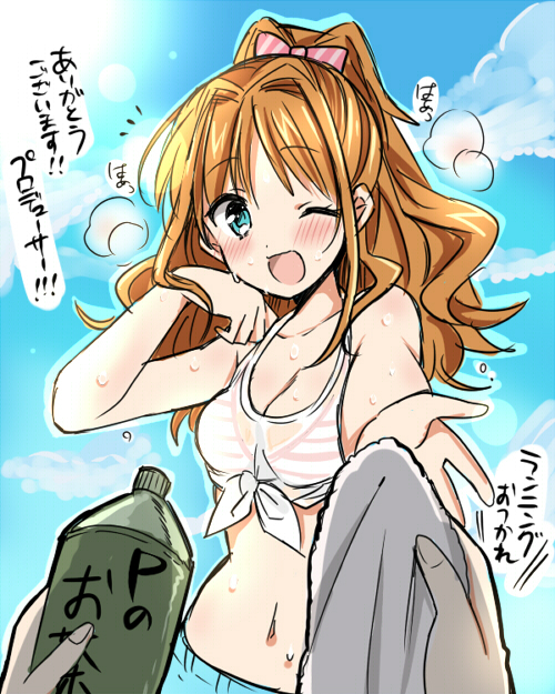 hino akane (idolmaster and 1 more) drawn by tsukudani_norio