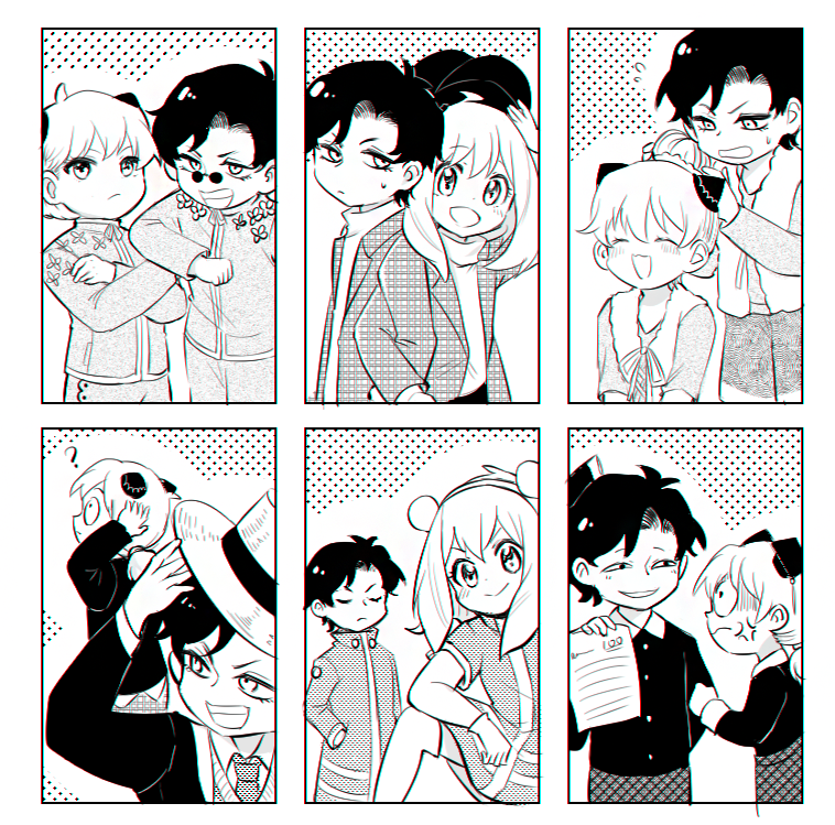 anya and damian desmond (spy x family) drawn by nako_(unclebanana)