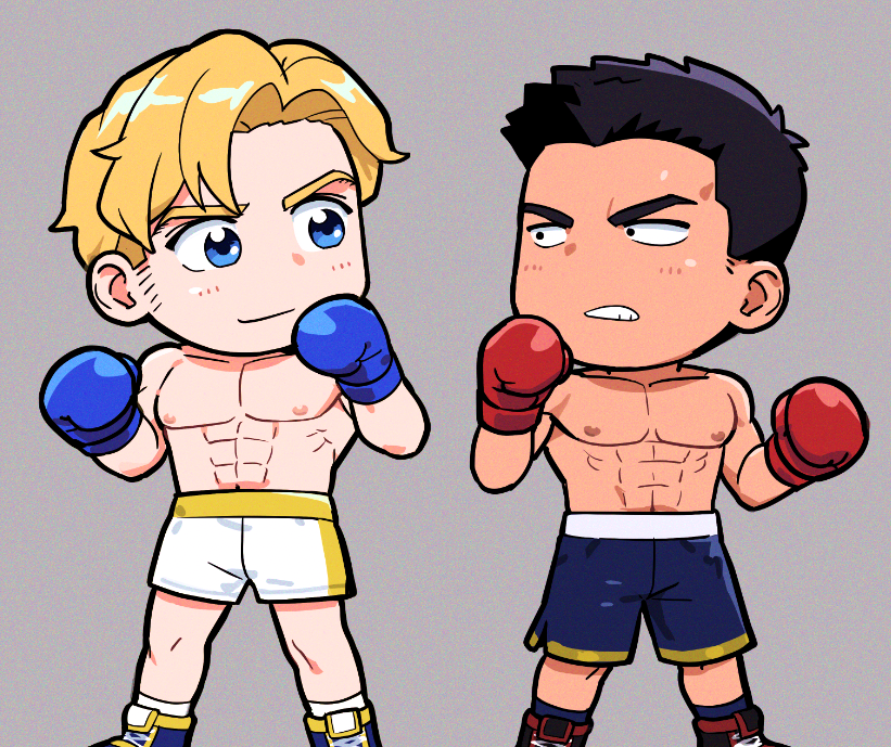 ao isami and lewis smith (yuuki bakuhatsu bang bravern) drawn by uraranas
