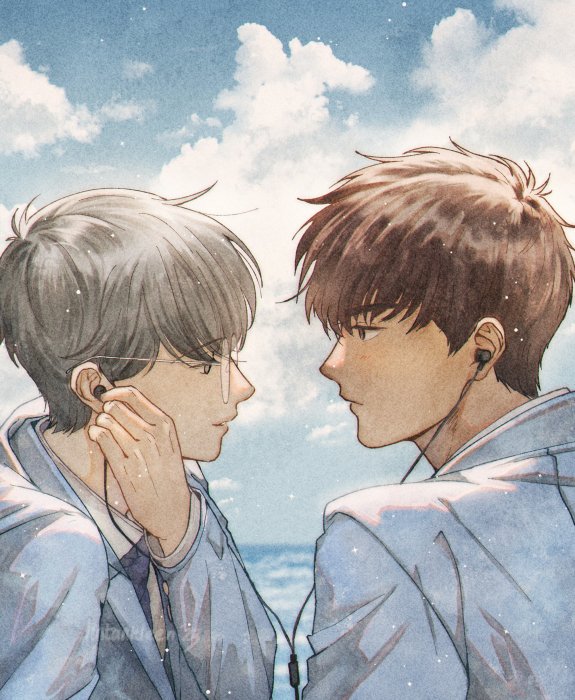 kinomoto touya and tsukishiro yukito (cardcaptor sakura) drawn by rosalina_lintang