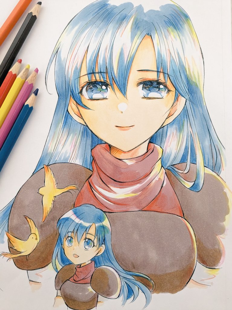 caeda (fire emblem and 1 more) drawn by chika_1