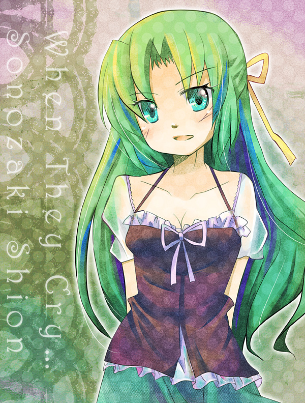 sonozaki shion (higurashi no naku koro ni) drawn by koike_amuko