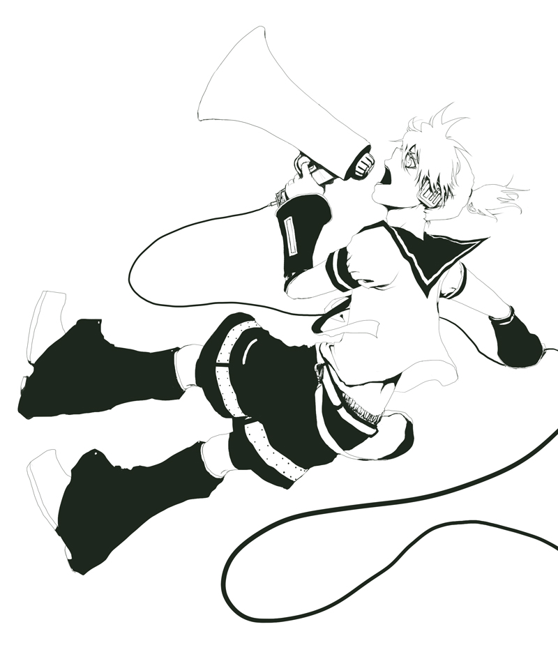 kagamine len (vocaloid and 1 more) drawn by shichikusa