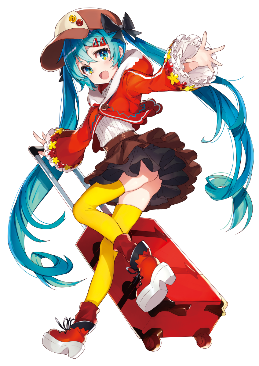 hatsune miku (vocaloid and 1 more) drawn by mika_pikazo