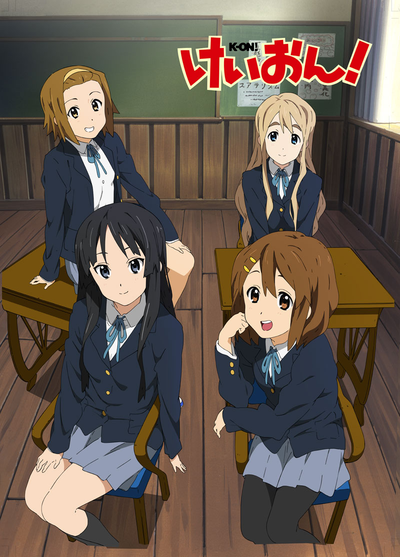akiyama mio, hirasawa yui, tainaka ritsu, and kotobuki tsumugi (k-on!) drawn by hiei_akito