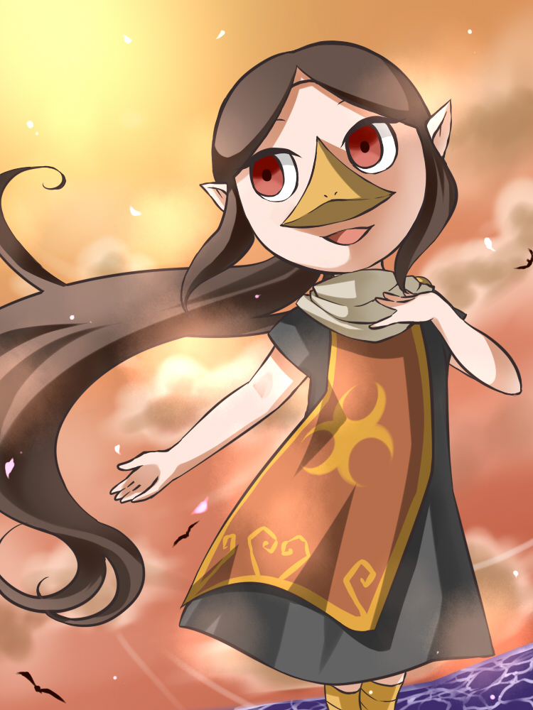 medli (the legend of zelda and 1 more) drawn by wasabi_(legemd)