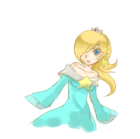 rosalina (mario and 1 more) drawn by shimo_(laxesp)