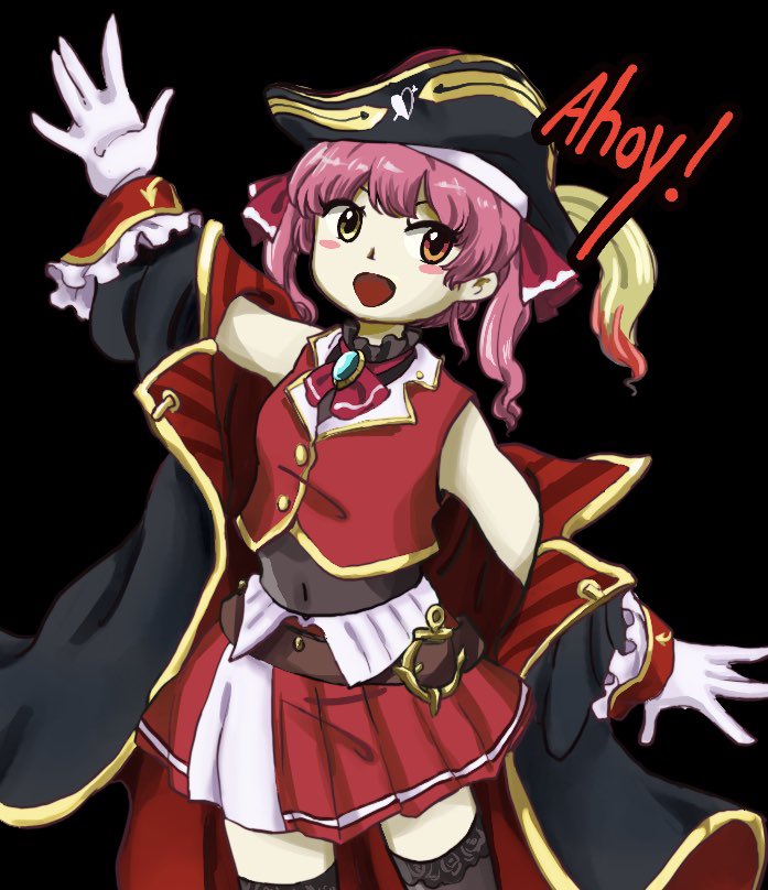 houshou marine (touhou and 1 more) drawn by yutarou