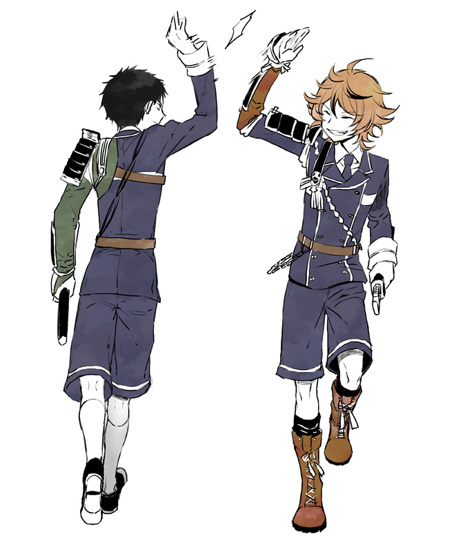 atsushi toushirou and gotou toushirou (touken ranbu) drawn by kuronomine