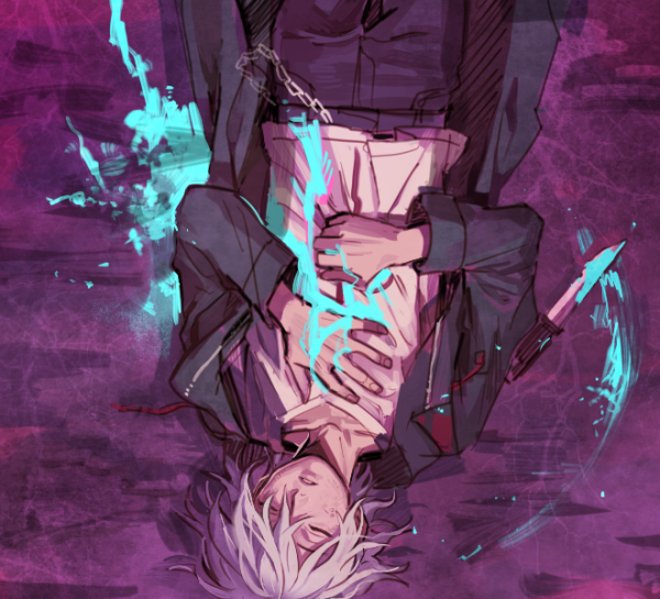 komaeda nagito (danganronpa and 1 more) drawn by dg_xhs