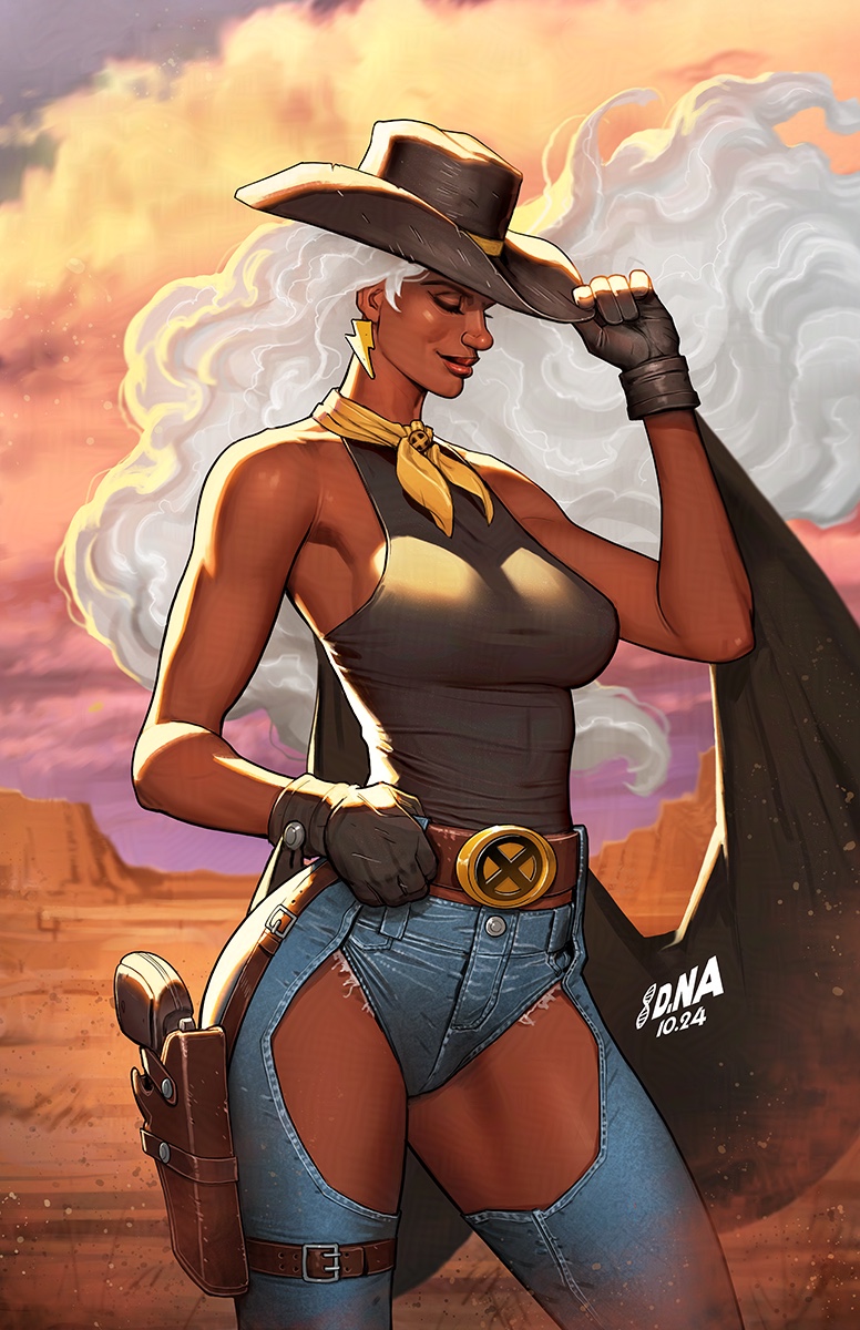 storm (marvel and 1 more) drawn by david_nakayama