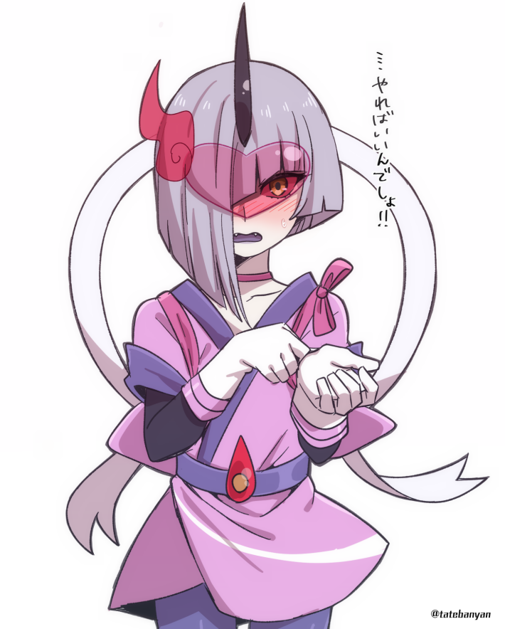 fukai pink (youkai watch and 1 more) drawn by tabana