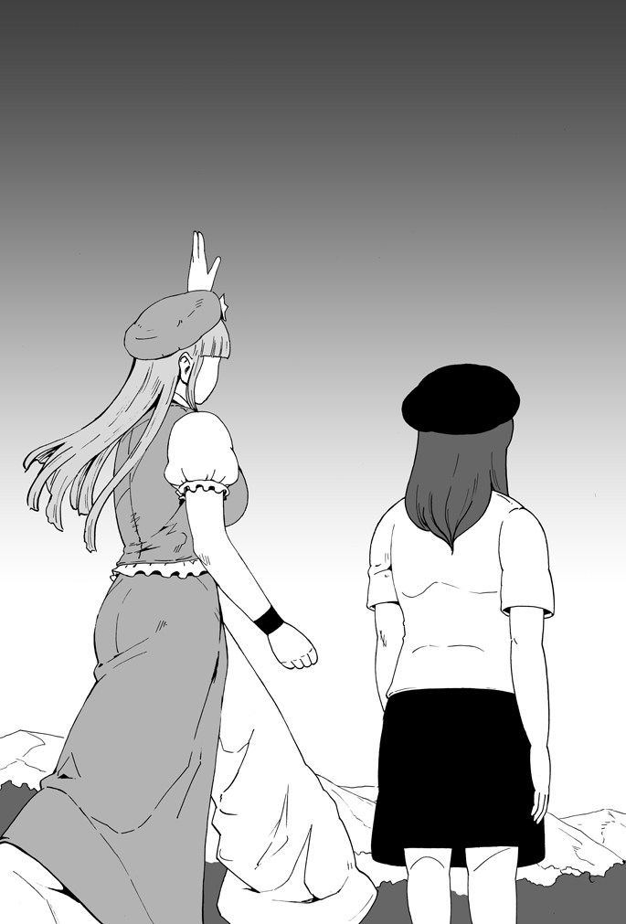 hong meiling and miyako yoshika (touhou) drawn by ysys