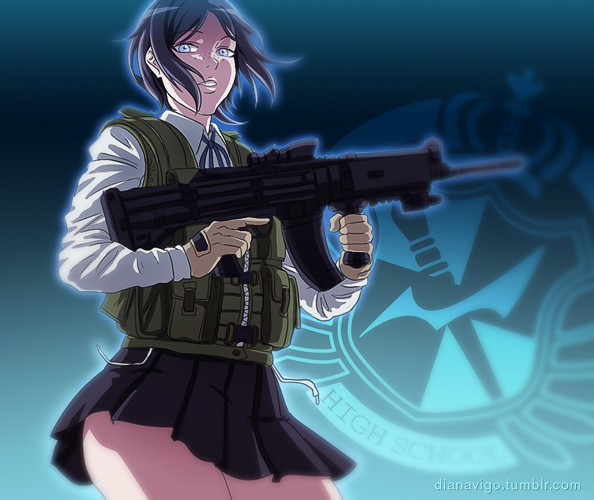 ikusaba mukuro (danganronpa and 1 more) drawn by hatoko-sama