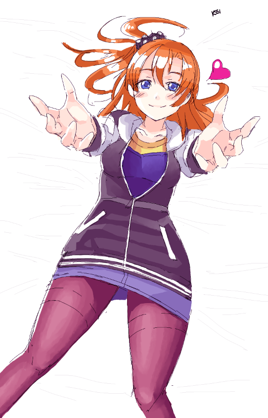 kosaka honoka (love live! and 1 more) drawn by kiririn51