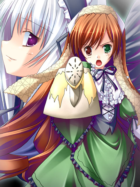 suigintou and suiseiseki (rozen maiden) drawn by matsuzaki_tokiko