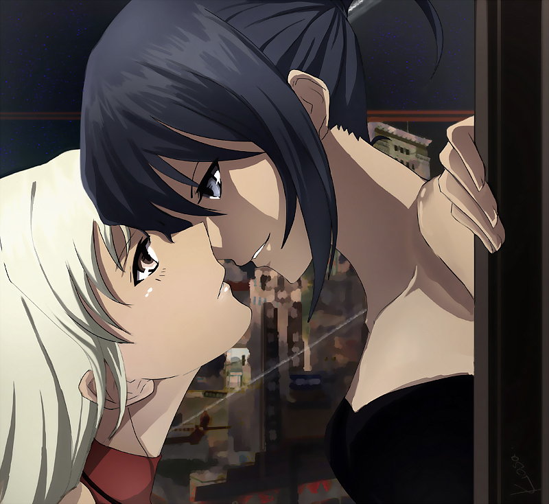 canaan and alphard (428: fuusa sareta shibuya de and 1 more) drawn by kio_sayuki