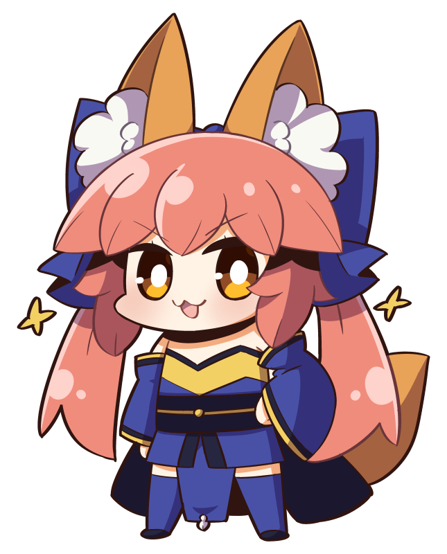 tamamo and tamamo no mae (fate and 1 more) drawn by plover