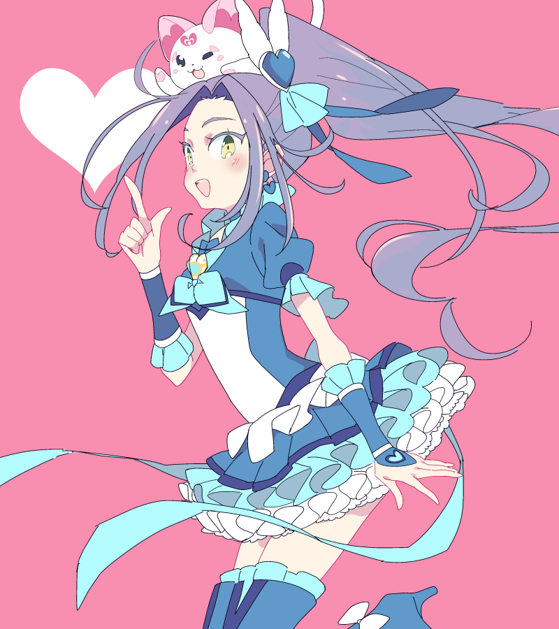 kurokawa eren, seiren, hummy, and cure beat (precure and 1 more) drawn by 7melon