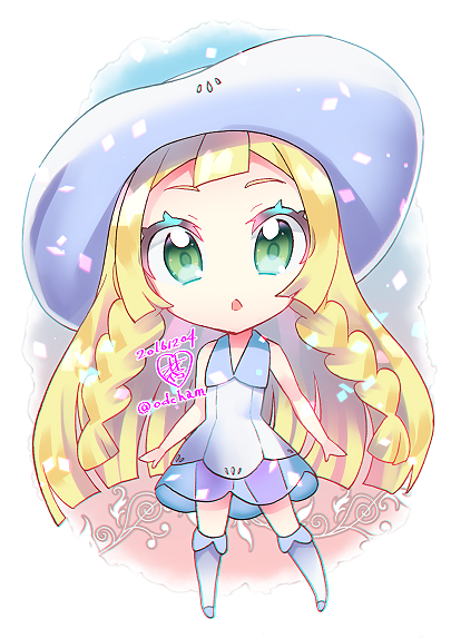 lillie (pokemon and 1 more) drawn by ooha_maiko