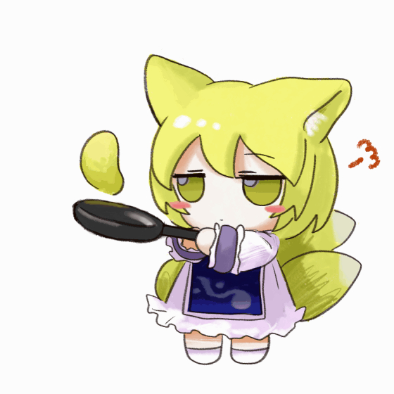 yakumo ran (touhou) drawn by rusuban_(yakumora_n)