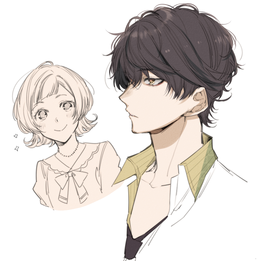 yoshikiri takuma and masaki koruri (nil admirari no tenbin) drawn by 5574iahu