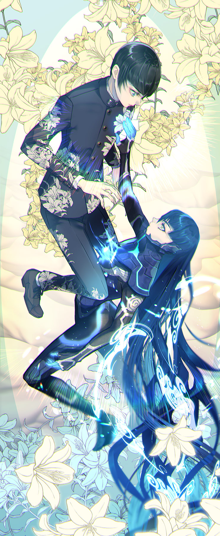 protagonist (shin megami tensei and 1 more) drawn by mitsuha_(bless_blessing)