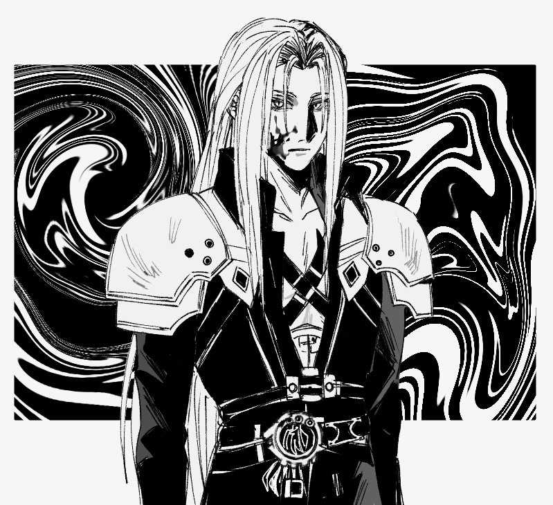 sephiroth (final fantasy and 2 more) drawn by mtr_dayoo