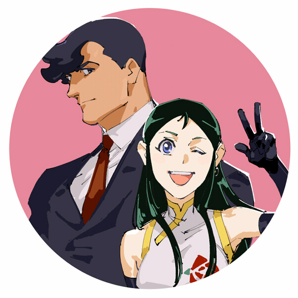 ginrei and murasame kenji (giant robo) drawn by hamu_fukurou