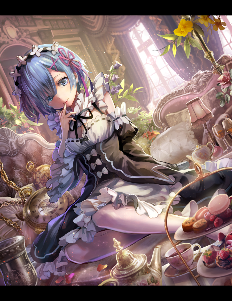 rem (re:zero kara hajimeru isekai seikatsu) drawn by torino_aqua