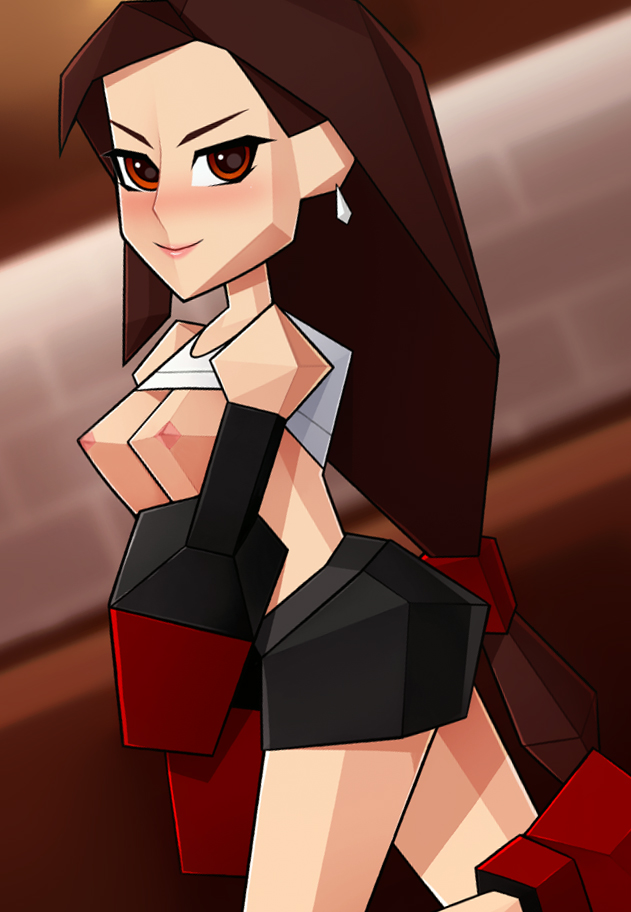 tifa lockhart (final fantasy and 1 more) drawn by loodncrood