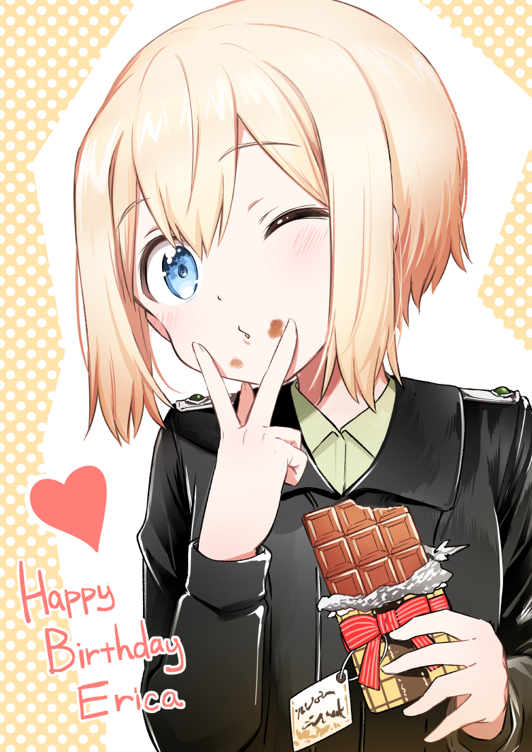erica hartmann (world witches series and 1 more) drawn by tsuchii_(ramakifrau)