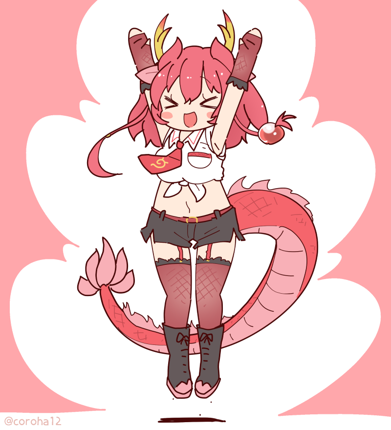 red dragon (kemono friends and 1 more) drawn by coroha