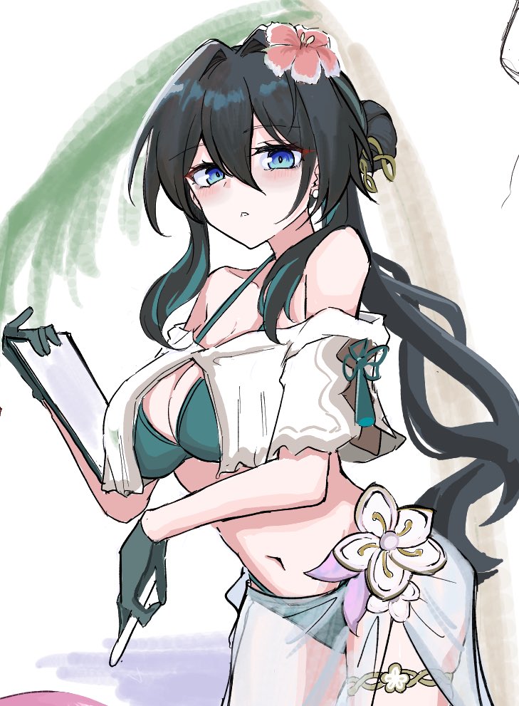 ruan mei (honkai and 1 more) drawn by katsuhiko_(bone_hiko)