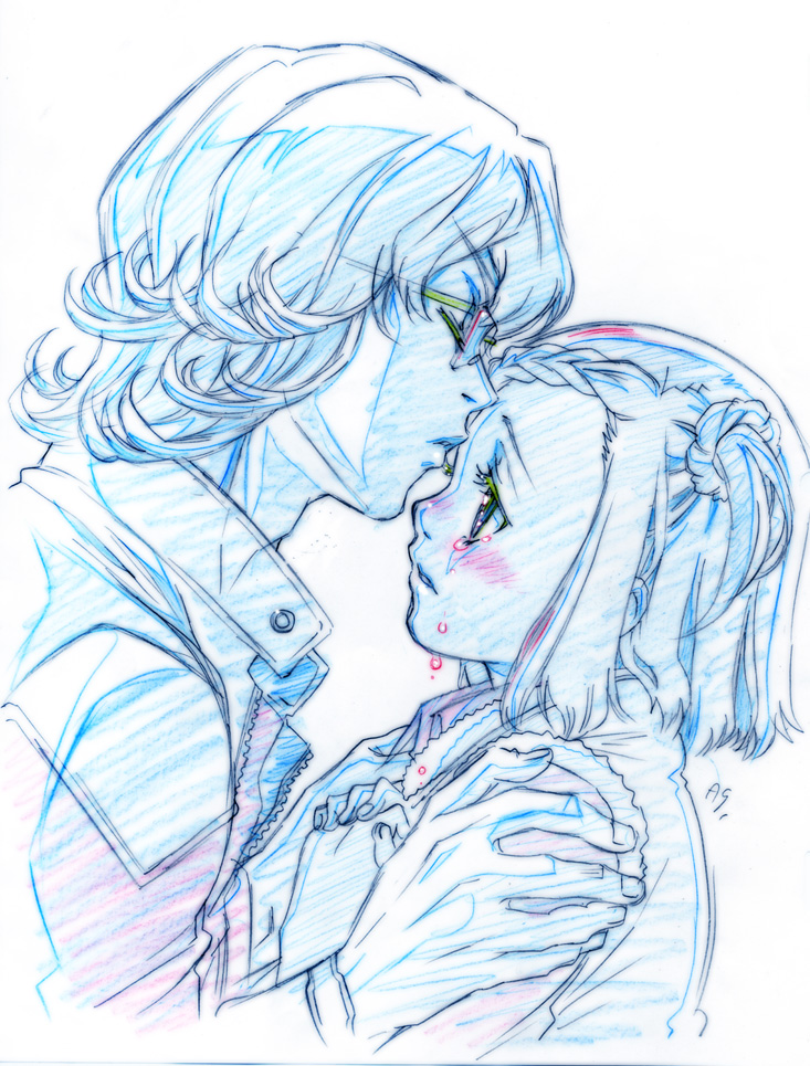 barnaby brooks jr. and kaburagi kaede (tiger & bunny) drawn by nishida_asako