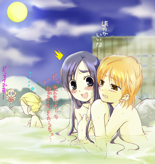 misumi nagisa, yukishiro honoka, and kujou hikari (precure and 2 more) drawn by nekoyanagi_matasaburou