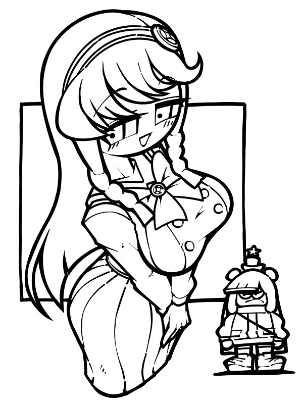 puniru and kirara mami (puniru wa kawaii slime) drawn by name_omoitukan2