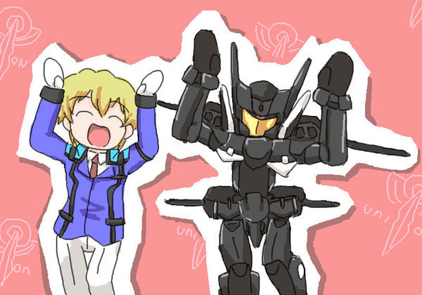 graham aker and flag custom (gundam and 1 more) drawn by orebelt