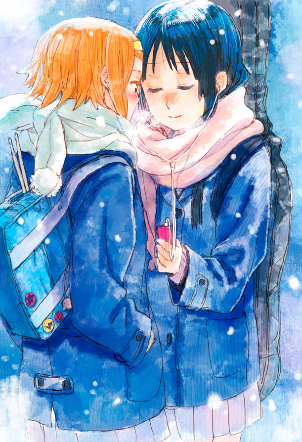 akiyama mio and tainaka ritsu (k-on!) drawn by fukutarou_(enji127)