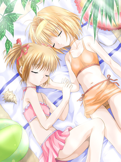 kaho and hinako (sister princess) drawn by arino_hiroshi
