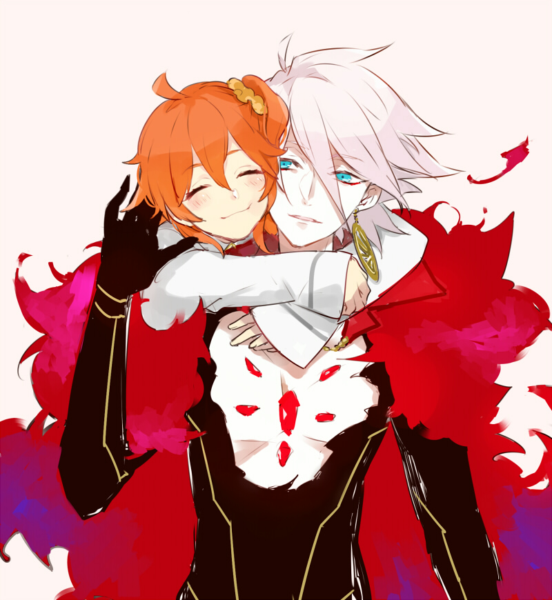 fujimaru ritsuka and karna (fate and 2 more) drawn by gaw_(enasa)