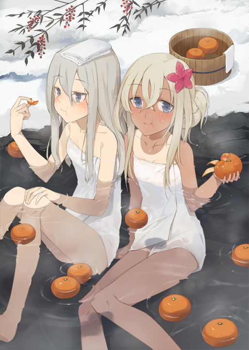 ro-500 and u-511 (kantai collection) drawn by hayashi_kewi